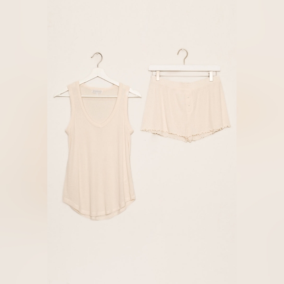 PJ Salvage Textured Essentials Shorts Lounge Set - Picture 10 of 12